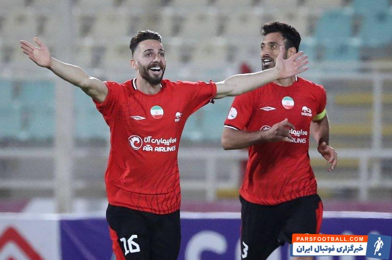 عبدی ؛ دبل مهدی عبدی در دیدار تراکتور برابر پیکان