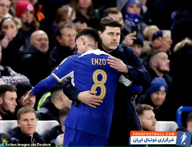 پوچتینو ؛ مائوریسیو پوچتینو، سرمربی چلسی : انزو چون مریض بود تعویضش کردم