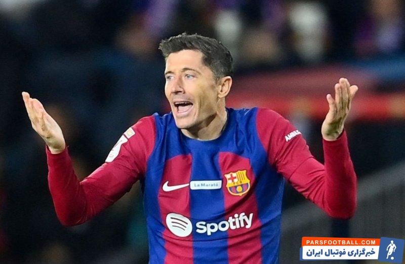 بارسلونا ؛ عصبانیت لواندوفسکی از رافینیا به خاطر زدن ضربه ایستگاهی