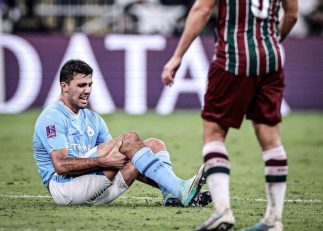 منچسترسیتی ؛ تصویری از تکل خطرناک بازیکن فلومیننزه روی پای رودری