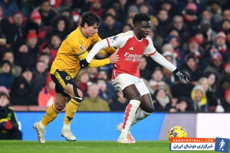 آرسنال ؛ عبور ساکا از رکورد گلزنی فابرگاس با 36 گل