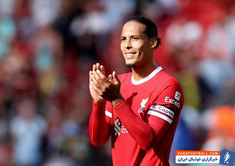 لیورپول ؛ گلزنی ویرجیل فن دایک کاپیتان لیورپول برابر شفیلدیونایتد