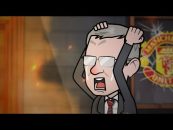 منچستریونایتد ؛ وضعیت منچستریونایتد پس از خروج فرگوسن به صورت کارتونی