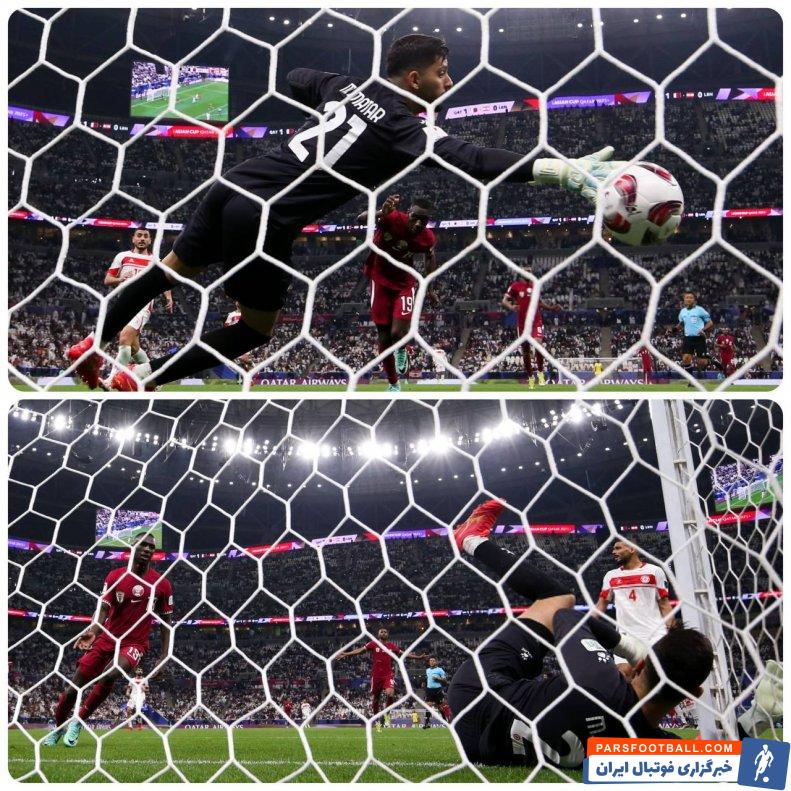 معز علی ؛ گل زیبای معز علی ستاره قطر به لبنان از پشت دروازه