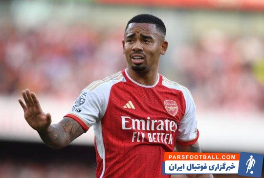 آرسنال ؛ احتمال غیبت گابری ژسوس از ترکیب آرسنال برابر لیورپول