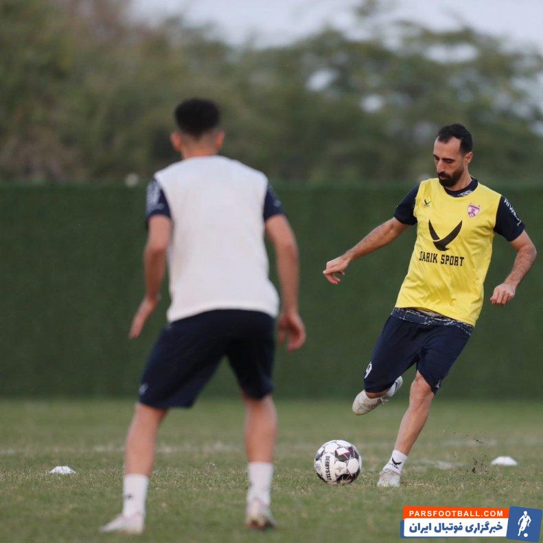 امین ؛ حضور امین قاسمی‌نژاد در تمرین گروهی تیم فوتبال هوادار 