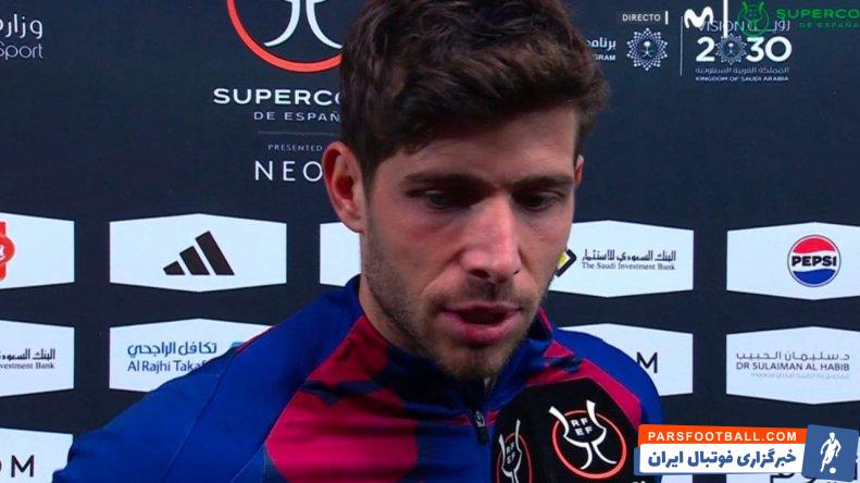 رئال مادرید ؛ سرخی روبرتو، ستاره بارسلونا : شکست مقابل رئال همیشه دردناک است