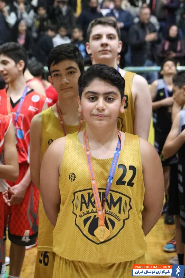 عکس | فینال بسکتبال نونهالان تهران برگزار شد؛آکام اوژن نوین قهرمان