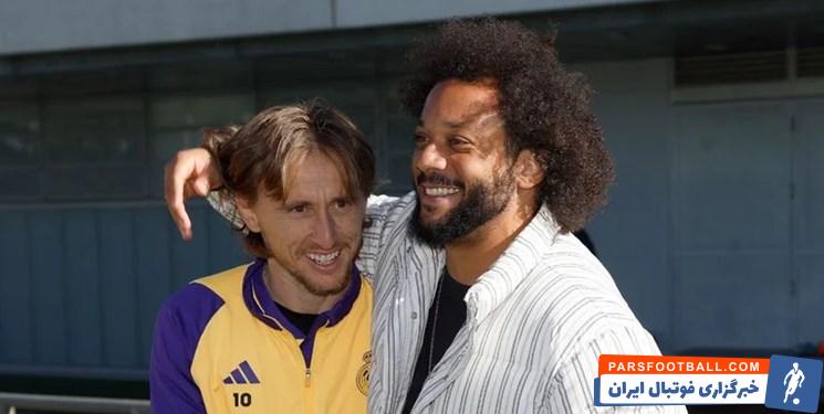 مارسلو ؛ حضور مارسلو در تمرین رئال مادرید