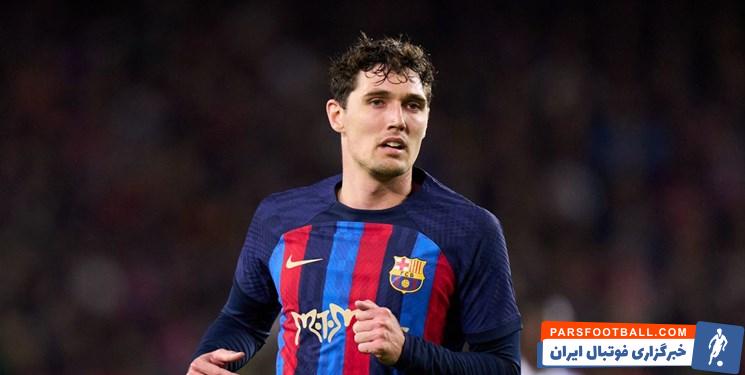 بارسلونا ؛ غیبت قطعی آندریاس کریستنسن از ترکیب بارسلونا برابر بتیس