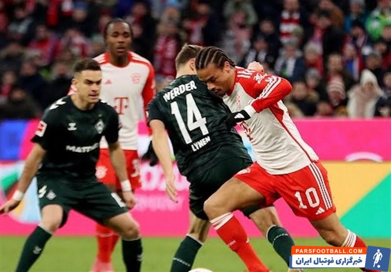 بایرن مونیخ 0-1 وردربرمن بوندس لیگا آلمان