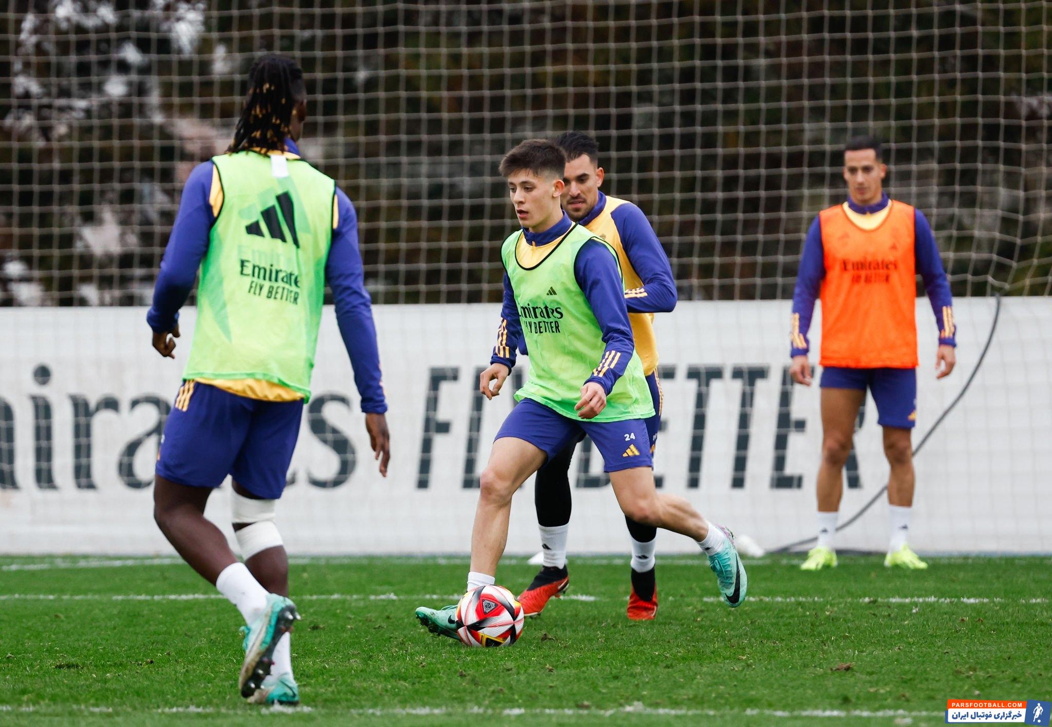 رئال مادرید ؛ لیست بازیکنان رئال مادرید برای دیدار برابر آراندینا