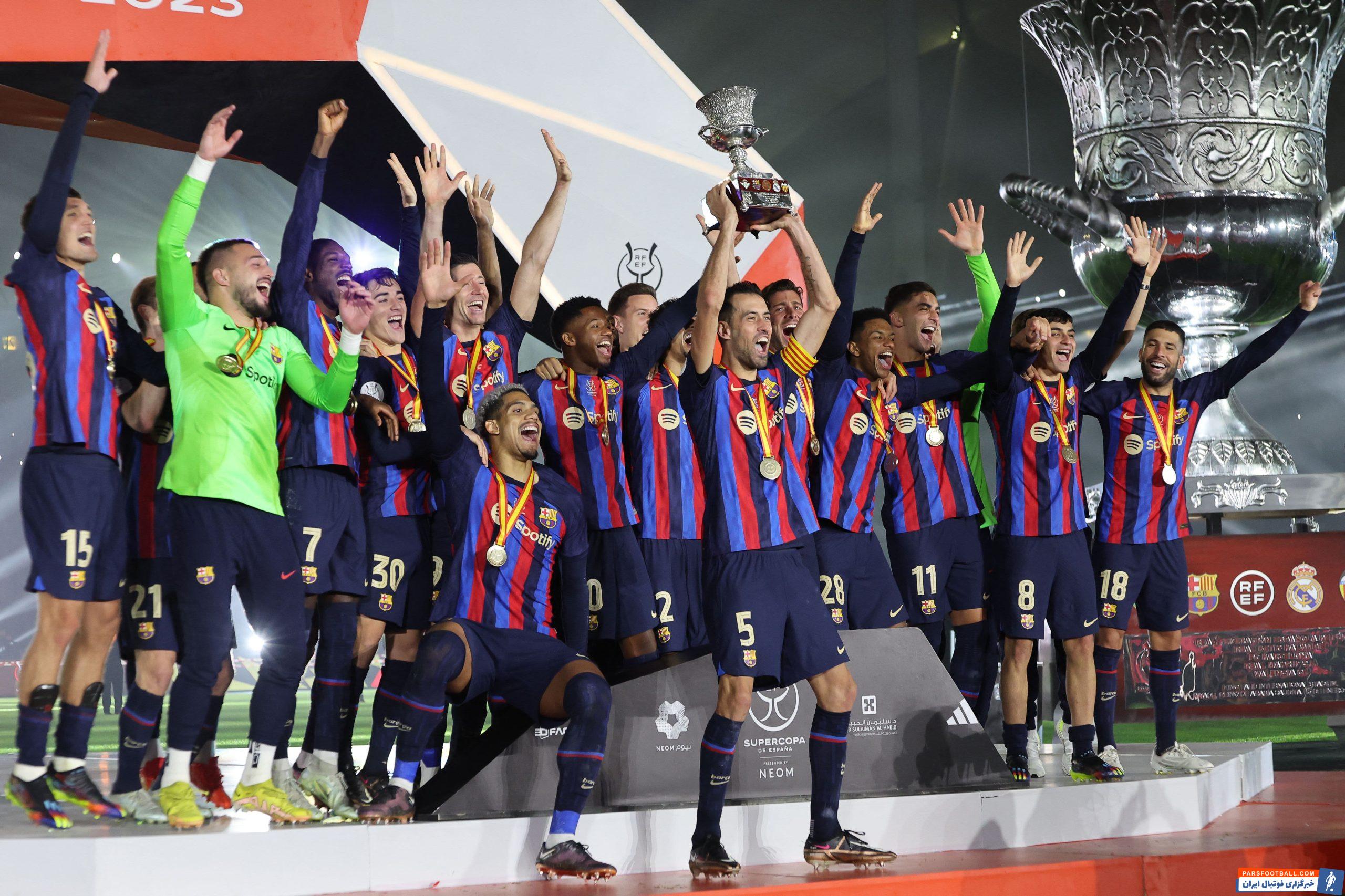 بارسلونا ؛ لیست اعلامی باشگاه بارسلونا برای دیدار های سوپرجام اسپانیا