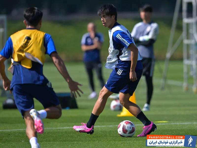 ژاپن ؛ تمرین ژاپن به مدت 30 دقیقه بدون حضور خبرنگاران