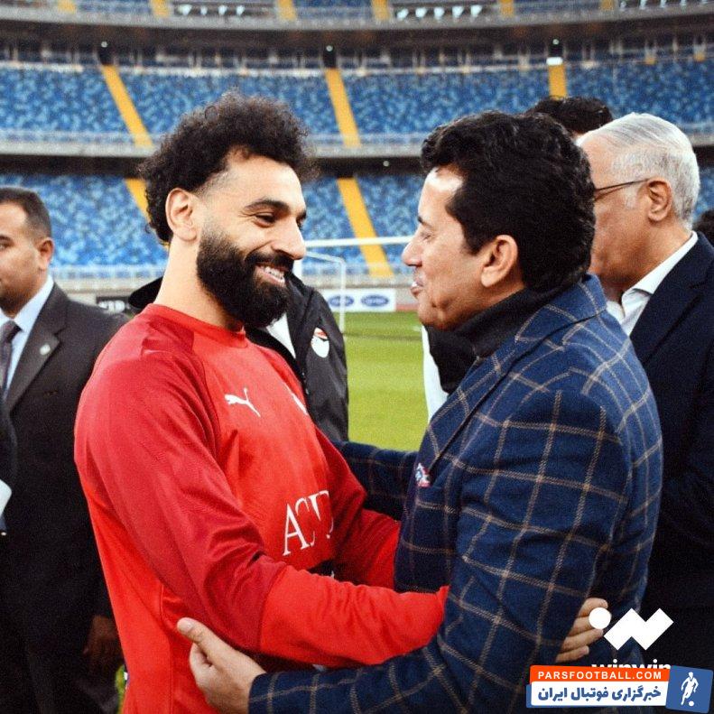 صلاح ؛ حضور محمد صلاح در تمرین تیم ملی مصر با مدل موی جدید 