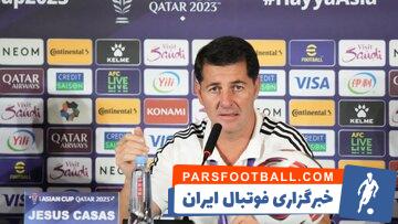 خسوس کاساس سرمربی تیم ملی فوتبال عراق درباره دیدار با اردن صحبت کرد