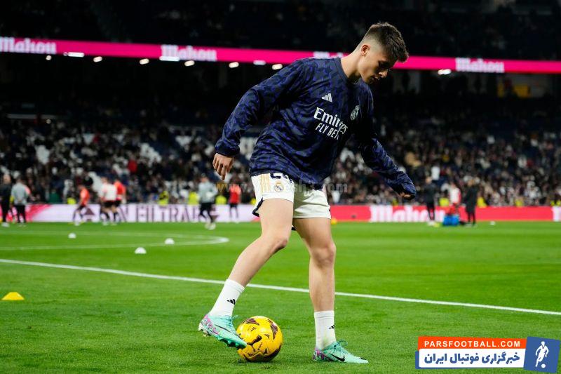 رئال مادرید ؛ برخورد ضربه ایستگاهی گولر در دیدار برابر آراندینا به تیرک دروازه