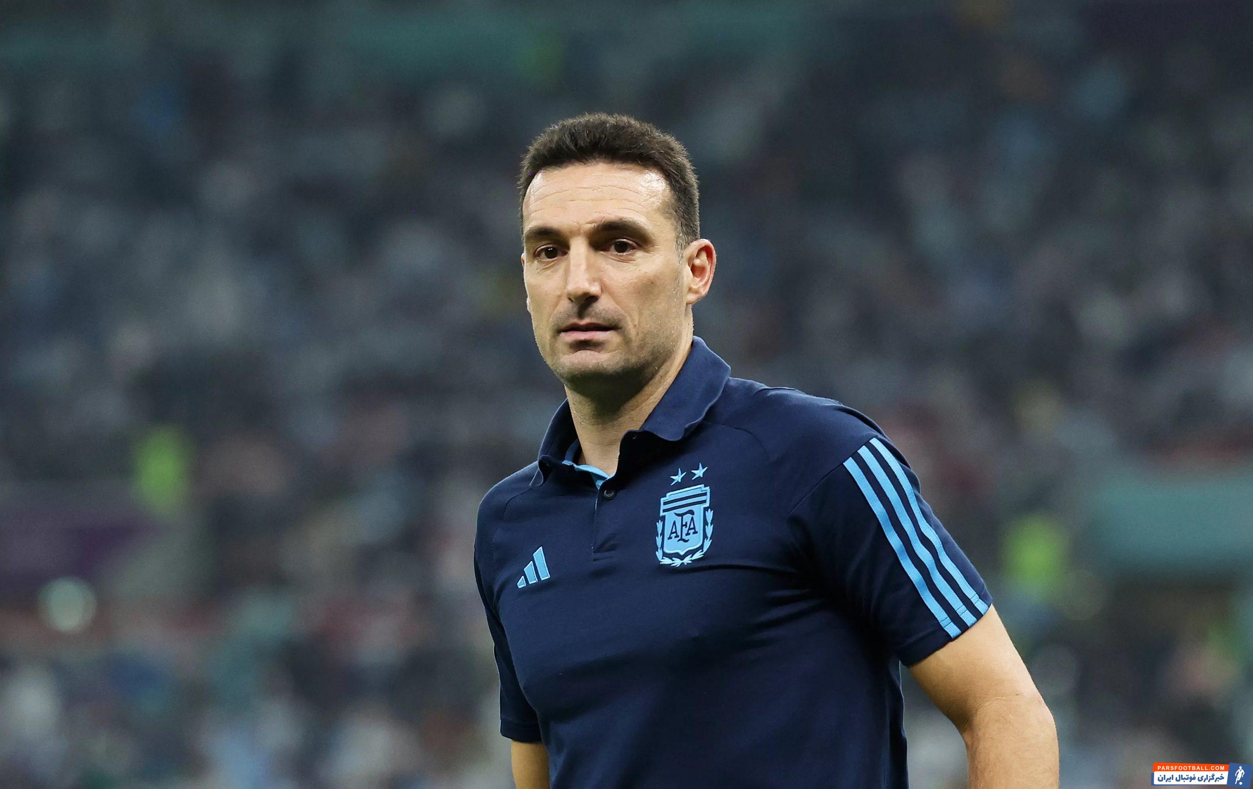 اسکالونی ؛ دیدار چیکی تاپیا، رئیس فدراسیون آرژانتین با اسکالونی سرمربی این تیم