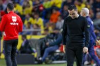 ژاوی ؛ توهین های ژاوی به داور مسابقه در دیدار برابر لاس پالماس