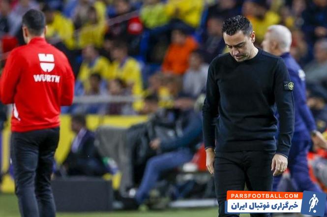 ژاوی ؛ توهین های ژاوی به داور مسابقه در دیدار برابر لاس پالماس