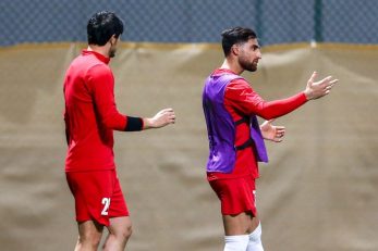 تیم ملی ؛ روحیه بالای علیرضا جهانبخش در تمرین تیم ملی