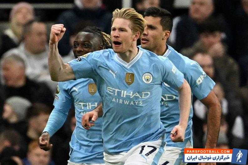 منچسترسیتی ؛ کوین دی بروینه به رکورد 103 پاس گل وین رونی در لیگ انگلیس رسید