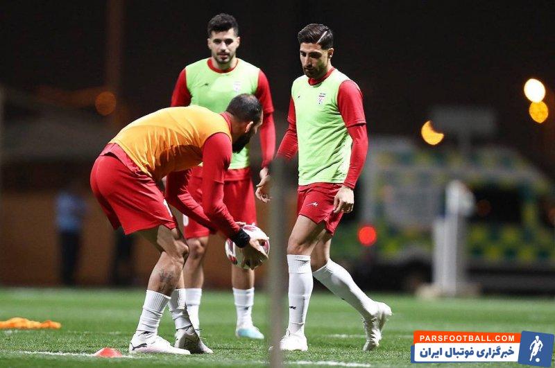جهانبخش ؛ علیرضا جهانبخش با روحیه در تمرین تیم ملی