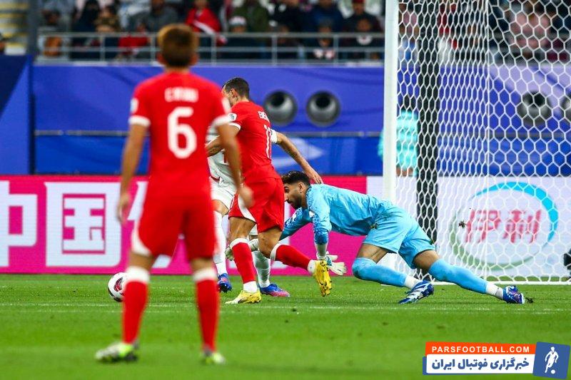 بیرانوند ؛ فریاد های بیرانوند به خاطر اشتباه بازیکنان تیم ملی برابر هنگ کنگ