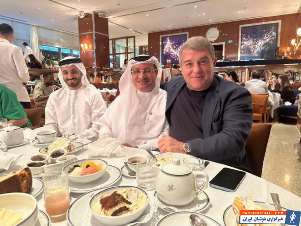 بارسلونا ؛ حضور لاپورتا در امارات برای جذب سرمایه گذار جدید