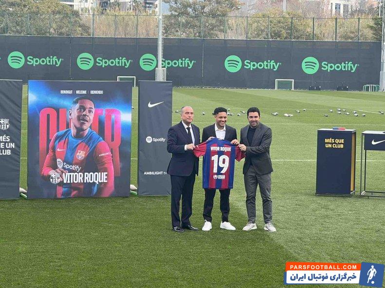 روکه ؛ تصاویری از مراسم معارفه ویتور روکه در بارسلونا