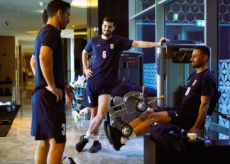 ایران ؛ تمرین وزنه زدن ستاره های تیم ملی در قطر