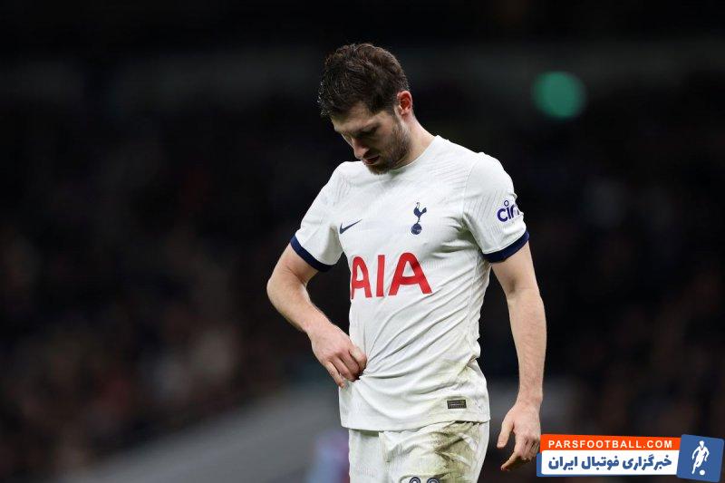 تاتنهام ؛ مصدومیت بن دیویس از ناحیه همسترینگ در دیدار برابر برنلی