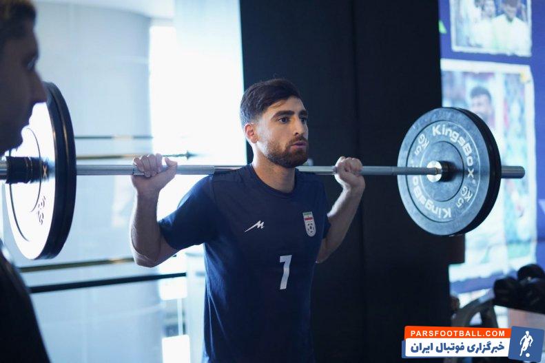 ایران ؛ وزنه زدن بازیکنان تیم ملی در قطر 