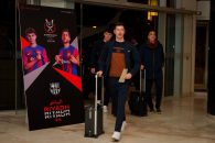 بارسلونا ؛ استقبال گرم مسئولان فوتبال عربستان از بازیکنان بارسلونا در ریاض