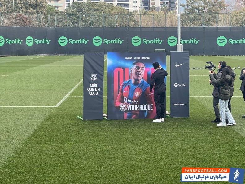 روکه ؛ تصاویری از مراسم معارفه ویتور روکه در بارسلونا 