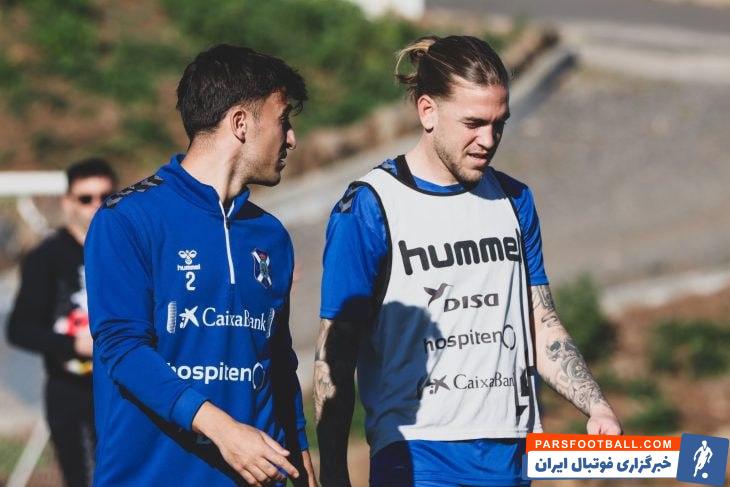 خیمنز ؛  آلوارو خیمنز در تمرین تنریف اسپانیا