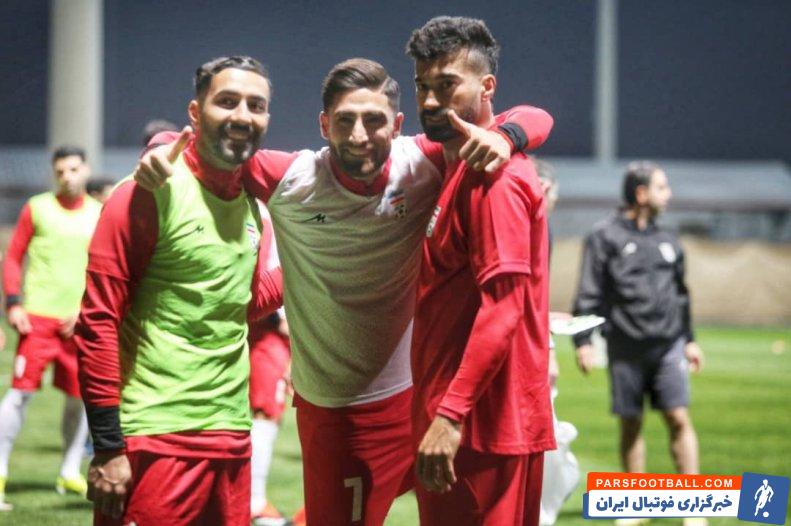 تیم ملی ؛ انگیزه بالای سامان قدوس در تمرینات تیم ملی 