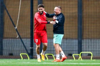 تیم ملی ؛ علی قلی‌زاده با روحیه بالا در تمرین تیم ملی به دنبال گلزنی دوباره به سوریه