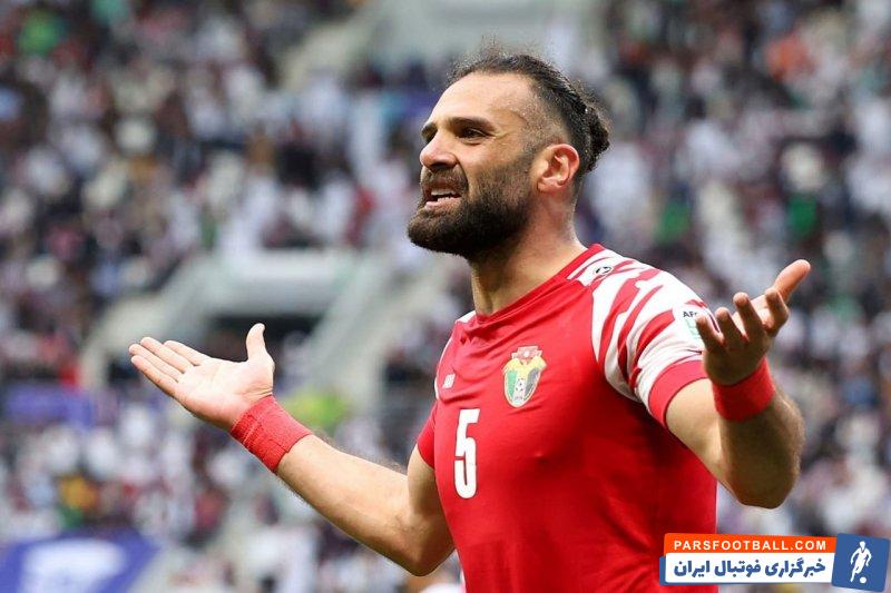 العرب ؛ گلزنی یزن العرب مدافع اردن برابر عراق در جام ملت های آسیا