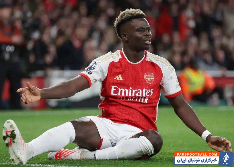 ساکا ؛ شکایت آرسنال اتحادیه داوران لیگ برتر انگلیس برای محافظت بیشتر از ساکا