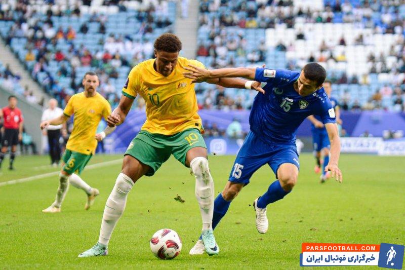 کوسینی ؛ عملکرد درخشان کوسینی ینگی بازیکن استرالیا برابر ازبکستان