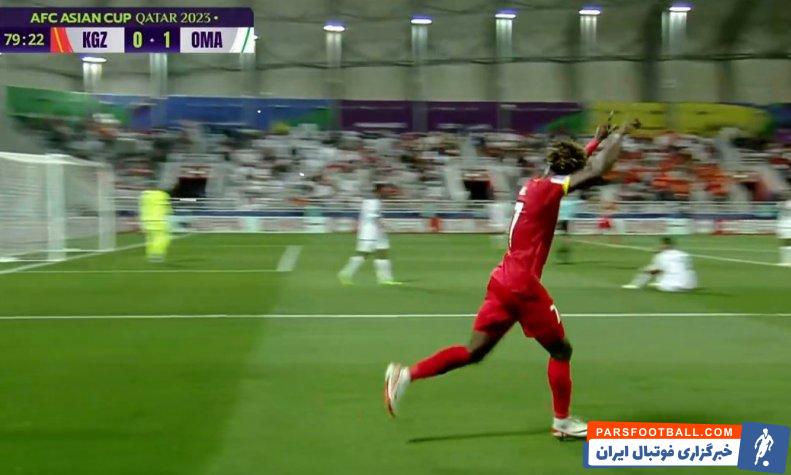 کوجو ؛ خوشحالی گل جوئل کوجو مهاجم قرقیزستان به شیوه بررسی VAR