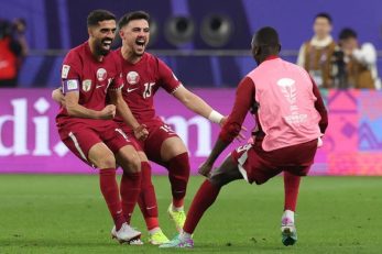 قطر ؛ صعود قطر به دور حذفی جام ملت های آسیا بدون دریافت گل