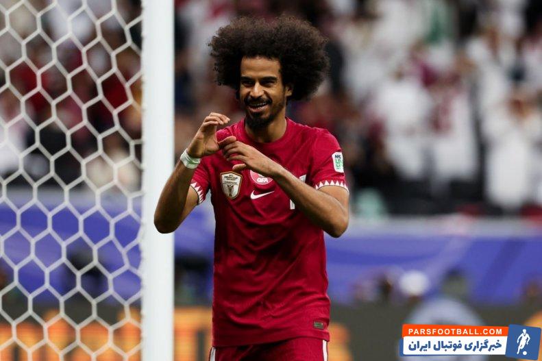 اکرم ؛ عملکرد درخشان اکرم عفیف ستاره قطر این بار مقابل فلسین