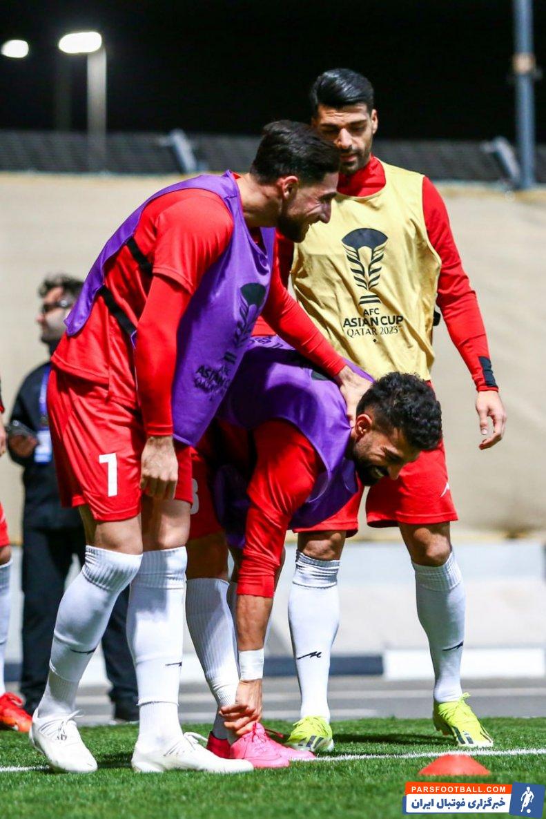 تیم ملی ؛ روحیه بالای علیرضا جهانبخش در تمرین تیم ملی 