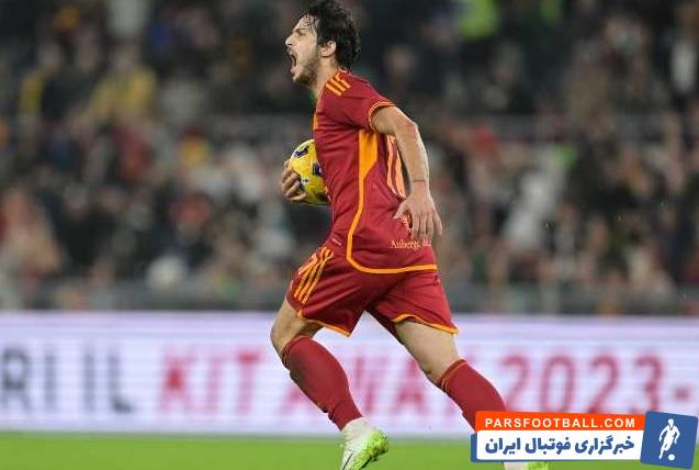 رم ؛ سردار آزمون روی پوستر باشگاه رم برای دیدار برابر کرومونزه در جام حذفی ایتالیا