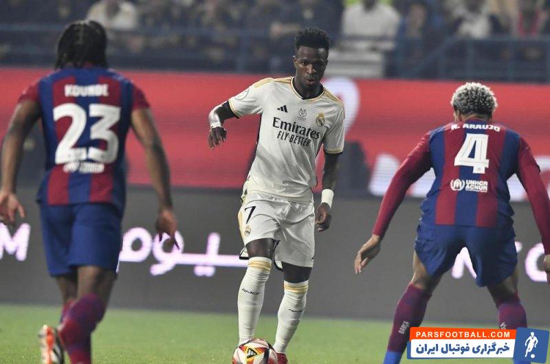 رئال مادرید ؛ عملکرد ضعیف رونالد آرائوخو و ژول کنده مدافعان بارسا برابر رئال مادرید