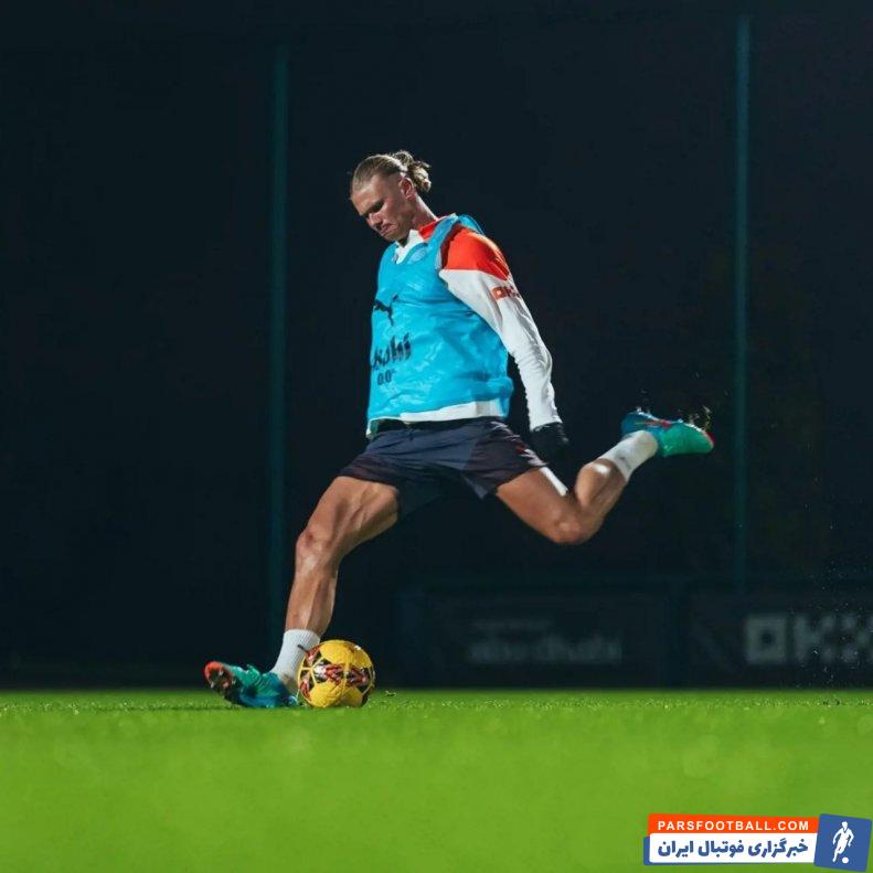 منچسترسیتی ؛ حضور دوکو و ارلینگ هالند در تمرین منچسترسیتی 