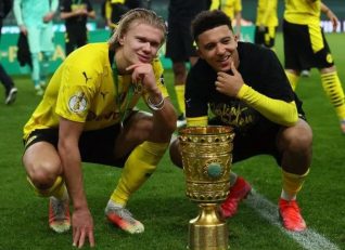 هالند ؛ تمجید ارلینگ هالند از جیدون سانچو بازیکن منچستریونایتد