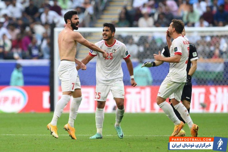 خربین ؛ خوشحالی گل عمر خربین در دیدار برابر سوریه